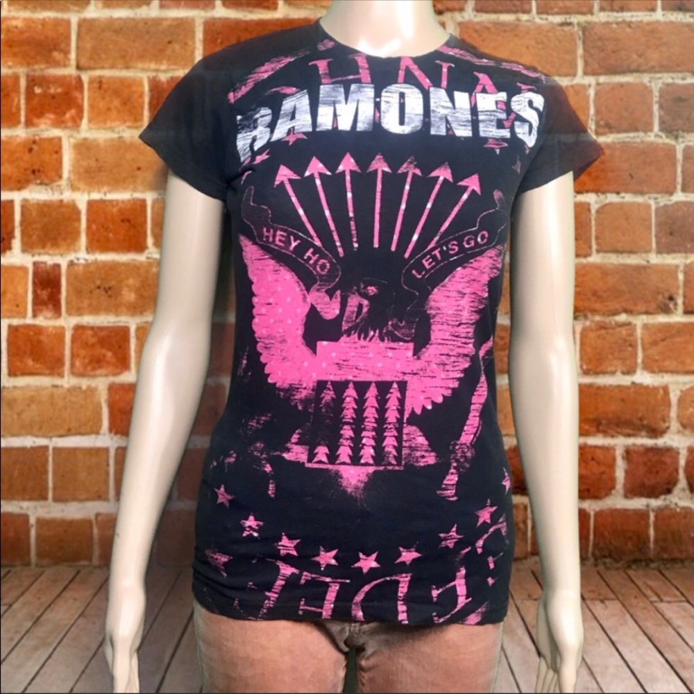 Vintage Hey Ho Lets Go Ramones Women's T-Shirt